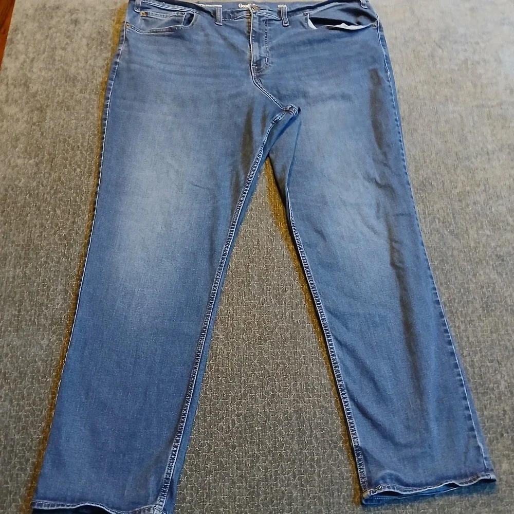 Goodfellow & Co Mens Athletic Fit Jeans Blue TruTemp 365 44W x 34L Medium Wash
